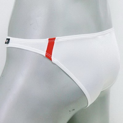 กลับมาอีกครั้ง ตามคำเรียกร้อง Bikini สีขาว ตัดด้วยสีแดง Sport เนื้อผ้า 95% Spandex COTTON 5% :MB-780-RD