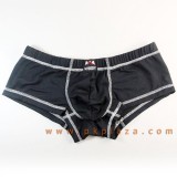  BOXER M-BODY สีดำ กางเกงในสวยหรูในสไตล์บ๊อกเซอร์ ขาสั้นแสนเท่ เนื้อผ้าลายตาข่าย กิ๊บเก๋ตรงลวดลายของตะเข็บที่เย็บเป็นสีขาวตัดกับเนื้อผ้า...