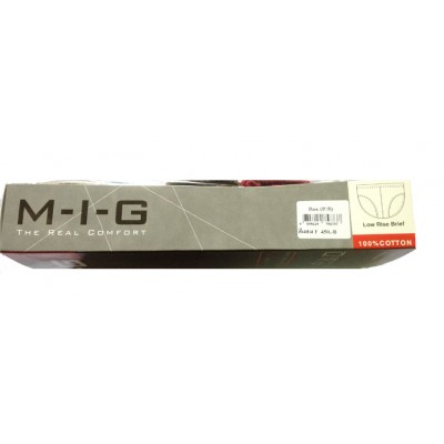 กางเกงในชาย M-I-G รุ่น BoxP5 เซ็ต 5 ตัว คละ 5 สี Free size เอว 30-35 นิ้วThe Real Comfort ใส่สบาย Low Rise :MIG-BoxP5 กางเกงในชาย M-I-G รุ่น BoxP5 เซ็ต 5 ตัว คละ 5 สี Free size เอว 30-35 นิ้วThe Real Comfort ใส่สบาย Low Rise :MIG-BoxP5