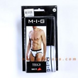  กางเกงในชาย M-I-G เอ็มไอจี แพค 2 ตัว รุ่น Half Brief Gen Y Black and White รุ่นนี้ออกแบบมาให้ใส่สบาย มั่นใจสไตล์ Y Generation  เนื้อผ้า...