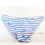  กางเกงว่ายน้ำเซ๊กซี่ โทนสีขาวตัดสีฟ้าน้ำทะเล ของ Gabriel Homme 
 เนื้อผ้า Polyester 95% Spandex 5% ใส่สบาย กระชับสัดส่วน 