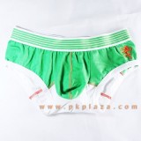  บ๊อกเซอร์ Boxerสีเขียวตัดกับขอบเขียว สายมังกรมาดมั่นลายเก๋อีกแบบ เนื้อผ้า 95% COTTON 5% Spandex สวมใส่สบายนิ่ม จาก Gabriel Homme ครับ 