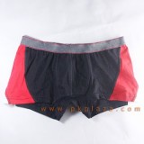  บ๊อกเซอร์ Boxerสีดำแดงลายเย็บสามชั้นแข็งแรงมาก เนื้อผ้า 95% COTTON 5% Spandex สวมใส่สบายนิ่ม จาก Gabriel Homme ครับ 
