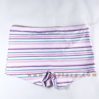 กางเกงว่ายน้ำ ลายขวาง สีโทนชมพู จาก Gabriel Homme ผ้า Polyester 95% ผสม Spandex :2-9548-PK