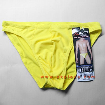 กางเกงในชาย X-Rock สีเหลือง :A024 กางเกงในชาย X-Rock สีเหลือง :A024