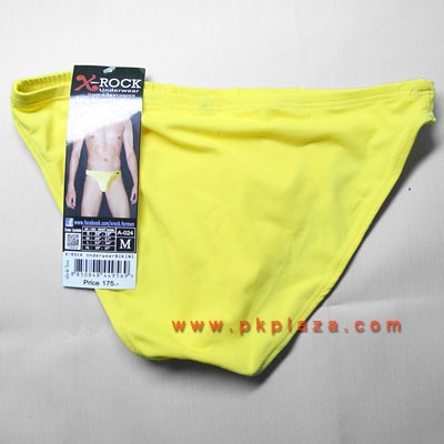 กางเกงในชาย X-Rock สีเหลือง :A024 กางเกงในชาย X-Rock สีเหลือง :A024
