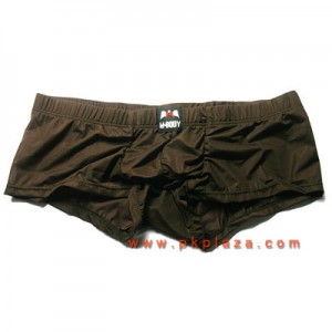 Boxer ซีทรูทั้งตัว สีน้ำตาลกิ๊บเก๋ เซ๊กซี่ มีสไตล์ ผ้าเนื้อนิ่มยืดใส่สบาย ดูดีมีสไตล์ จาก M-Body :MB-890