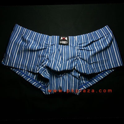 Boxer ลาย สีฟ้าสลับขาวแนวตั้งกิ๊บเก๋ เซ๊กซี่ มีสไตล์ ผ้าเนื้อนิ่มยืดใส่สบาย ดูดีมีสไตล์ จาก M-Body :MB-891 Boxer ลาย สีฟ้าสลับขาวแนวตั้งกิ๊บเก๋ เซ๊กซี่ มีสไตล์ ผ้าเนื้อนิ่มยืดใส่สบาย ดูดีมีสไตล์ จาก M-Body :MB-891