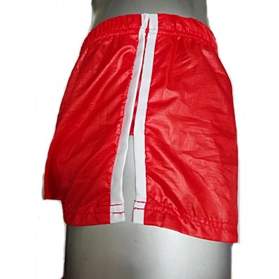 Boxer Short จาก X-Rock สีแดง เอวต่ำ ขาสั้น สูงเพียงหนึ่งคืบ ผ้า UV Gelanots นำเข้าจากญี่ปุ่น ผ้ามัน ลื่น :A-BOX-RD