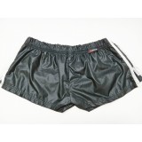  Boxer Short จาก X-Rock สีดำ เอวต่ำ ขาสั้น สูงเพียงหนึ่งคืบ ผ้า UV Gelanots  นำเข้าจากญี่ปุ่น ผ้ามัน ลื่น และนิ่ม ใส่สบายสไตล์ X-Rock...