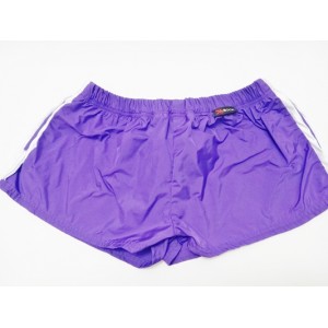 Boxer Short จาก X-Rock สีม่วง เอวต่ำ ขาสั้น สูงเพียงหนึ่งคืบ ผ้า UV Gelanots นำเข้าจากญี่ปุ่น ผ้านิ่ม :A-BOX-PU