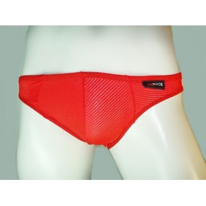 กางเกงในชาย X-Rock สีแดง มีรูระบาย 360 องศา :A015