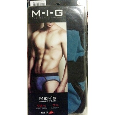 กางเกงในชาย M-I-G เอ็มไอจี Half Brief รุ่น Colourful สีเขียวอมฟ้า-สีหยก1 กล่อง มี 2 ตัว ประกอบด้วยผ้านุ่ม :MIG-HB-GRDP กางเกงในชาย M-I-G เอ็มไอจี Half Brief รุ่น Colourful สีเขียวอมฟ้า-สีหยก1 กล่อง มี 2 ตัว ประกอบด้วยผ้านุ่ม :MIG-HB-GRDP