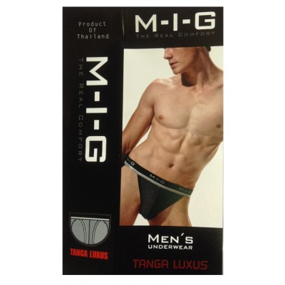 กางเกงในชาย M-I-G เอ็มไอจี รุ่น TANGA-LUXUS เว้าโคนขาจัดรายการขายเป็นแพค แพคละ 2 ตัว :MIG-TANGA-LUXUS กางเกงในชาย M-I-G เอ็มไอจี รุ่น TANGA-LUXUS เว้าโคนขาจัดรายการขายเป็นแพค แพคละ 2 ตัว :MIG-TANGA-LUXUS