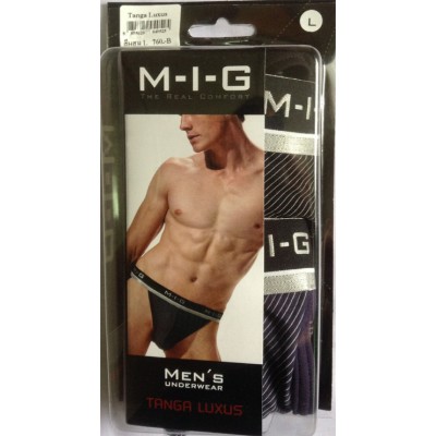 กางเกงในชาย M-I-G เอ็มไอจี รุ่น TANGA-LUXUS เว้าโคนขาจัดรายการขายเป็นแพค แพคละ 2 ตัว :MIG-TANGA-LUXUS กางเกงในชาย M-I-G เอ็มไอจี รุ่น TANGA-LUXUS เว้าโคนขาจัดรายการขายเป็นแพค แพคละ 2 ตัว :MIG-TANGA-LUXUS
