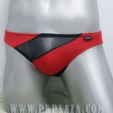  กางเกงในชาย Bikini สไตล์ใหม่ จาก X-Rock สี แดงดำ สวมใส่แล้วกระชับตัว ใส่สบาย และดูเซ็กซี่ เนื้อผ้า Spandex...