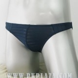  กางเกงในชาย Bikini สีน้ำเงินเข้ม เด่นที่ลายจุดระบายดี เนื้อผ้า 95% Spandex ,COTTON 5% เนื้อผ้ายืดตามตัว...