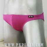  กางเกงในชาย Bikini สีบานเย็น (ชมพูอมม่วง) สีสดใสขอบเอวเล็กกระชับ เนื้อผ้า 95% Spandex ,COTTON 5%...
