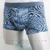    Boxer ลายเสือสีฟ้า มีลวดลาย ดีไซน์สวย ใส่สบา  ย 