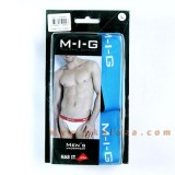  กางเกงในชาย M-I-G เอ็มไอจี รุ่น Tanga Blue สไตล์เว้าโคนขา  จัดรายการขายเป็นแพค แพคละ 2 ตัว...