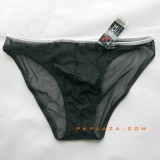  กางเกงในชาย X-Rock ซีทรูหน้าหลัง สีดำ มีขอบยางยืดสีขาวรอบเอว ผ้าสเปนเดกซ์ นิ่มมากใส่สบาย  Sexy มากๆ...