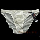  กางเกงในชาย X-Rock ซีทรู ผ้านิ่มยืด สีขาวล้วน เนื้อสเปนเดกซ์ใส่สบาย ใส่แล้วดูดีเหมือนนายแบบในรูป 