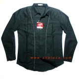  เสื้อ Shirt Design by  Web@Site  สีดำ ด้านหน้ามีลวดลายสีขาวแนวตรง รุ่นนี้ มีไซส์ M และ L...